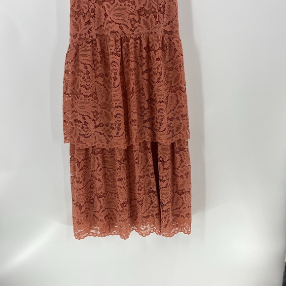 Taylor lace tiered dress cocktail party gala prom dinner date - Picture 4 of 16